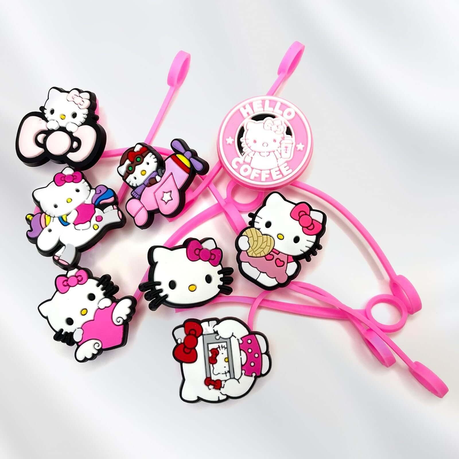 Pink Cartoon Paradise Suction Pipe Sleeve